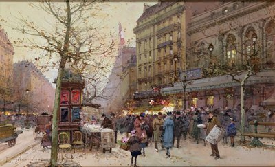 Die großen Boulevards von Eugene Galien Laloue